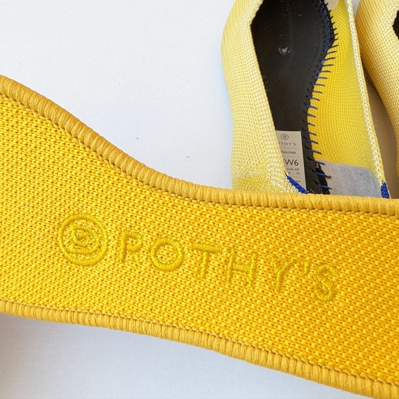 Rothy's Sunshine Yellow 'The Point' women's flats shoes - Picture 13 of 16